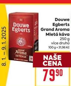 Mletá káva Grand Aroma Douwe Egberts