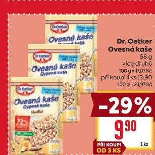 Ovesná kaše Dr. Oetker