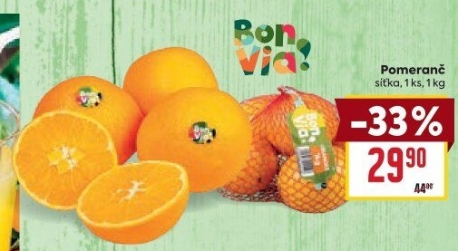 Pomeranče Billa Bonvia