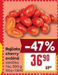 Rajčata cherry oválná