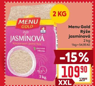 Rýže jasmínová Menu Gold