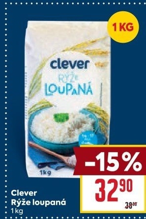 Rýže loupaná Clever