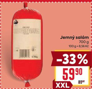 Salám jemný Kostelecké uzeniny