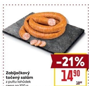 Salám zabijačkový točený