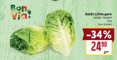 Salát little gem Billa Bonvia