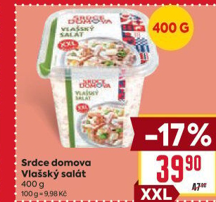 Salát vlašský Srdce Domova