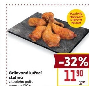 Stehno kuřecí grilované