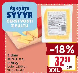 Sýr Eidam 30%