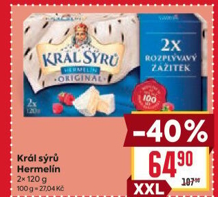 Sýr Hermelín Král sýrů