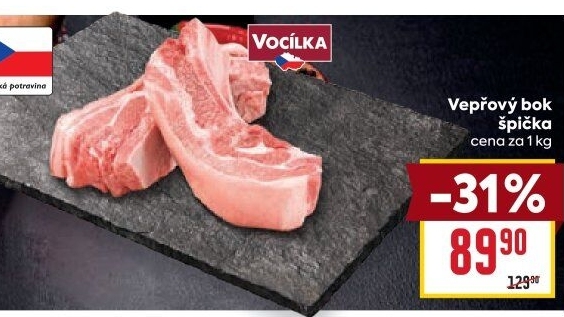 Vepřový bok špička Vocílka