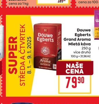 Douwe Egberts Grand Aroma Mletá káva