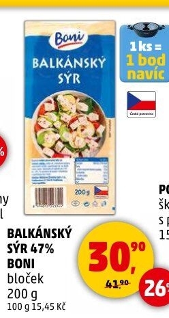 Balkánský sýr Boni