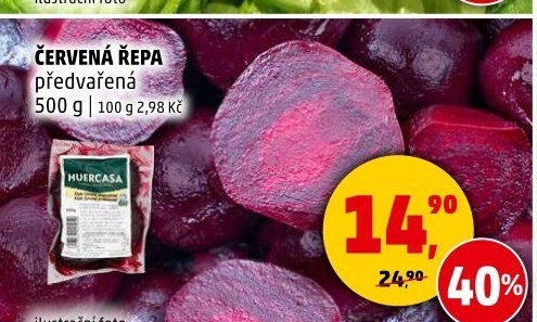 Červená řepa předvařená huerCasa
