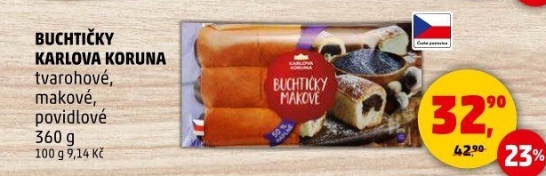 České buchtičky Karlova Koruna