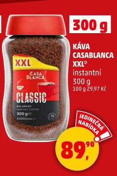 Instantní káva Classic Casablanca