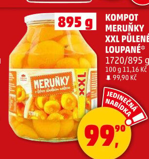 Kompot meruňky Karlova Koruna