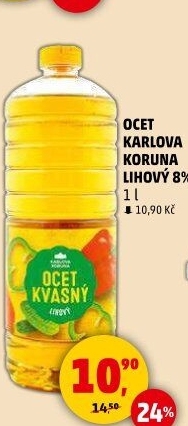 Ocet kvasný lihový Karlova Koruna