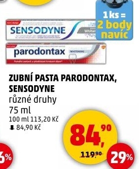 Pasty na zuby Parodontax