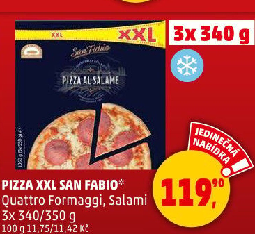 Pizza mražená San Fabio