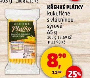 Plátky křehké