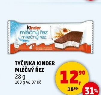 Řez mléčný Kinder