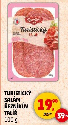 Salám turistický Řezníkův talíř