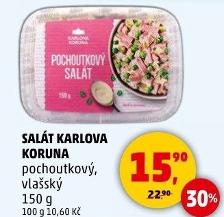 Salát pochoutkový Karlova Koruna