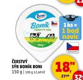 Sýr čerstvý Boník Boni