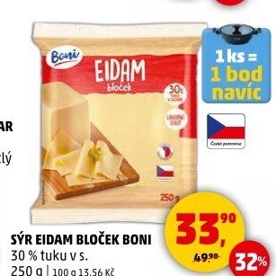 Sýr Eidam 30% Boni