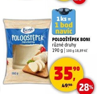 Sýr Polooštěpek Boni