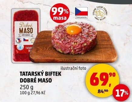 Tatarský biftek Dobré maso
