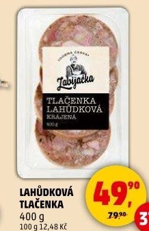 Tlačenka lahůdková Dobrá česká Zabijačka