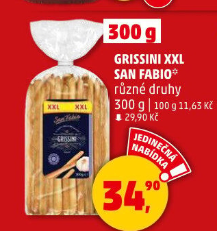 Tyčinky Grissini San Fabio