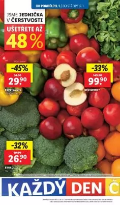 akční leták Lidl 13.1.2025-19.1.2025