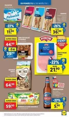 akční leták Lidl 13.1.2025-19.1.2025