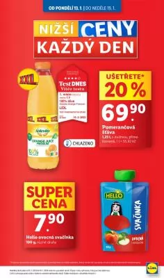 akční leták Lidl 13.1.2025-19.1.2025