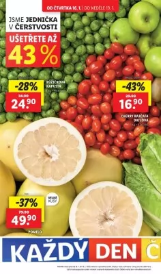 akční leták Lidl 16.1.2025-19.1.2025