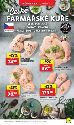akční leták Lidl 16.1.2025-19.1.2025