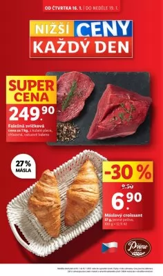 akční leták Lidl 16.1.2025-19.1.2025