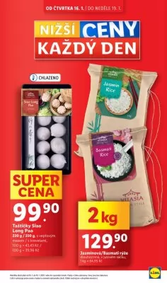 akční leták Lidl 16.1.2025-19.1.2025