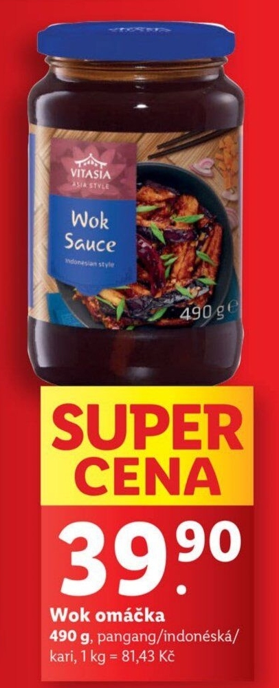 Omáčka Wok Vitasia