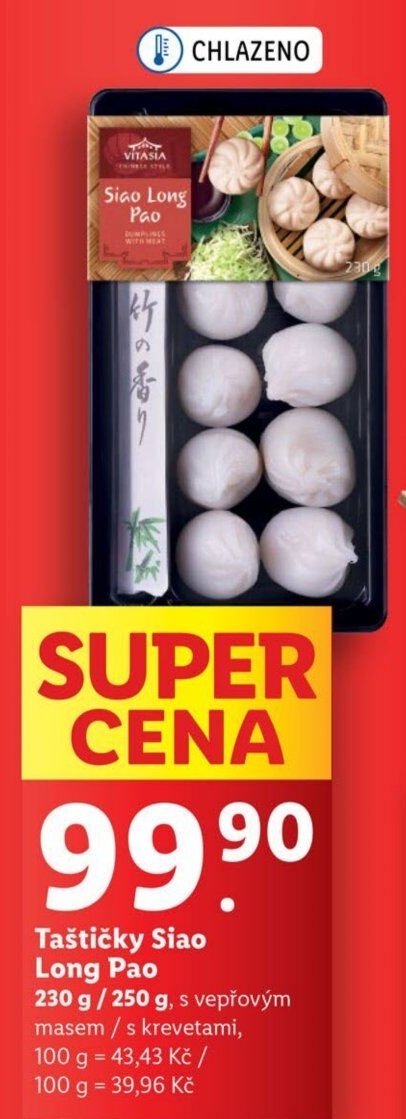 Plněné dušené taštičky Vitasia