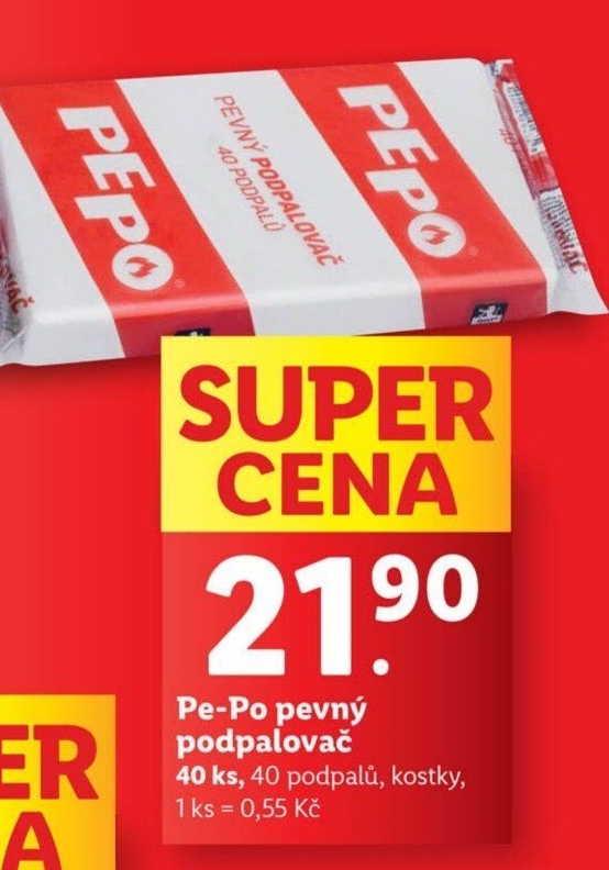 Podpalovač pevný Pe-Po