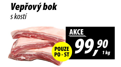 Vepřový bok s kostí