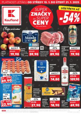 akční leták Kaufland 15.1.2025-21.1.2025