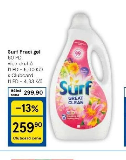 Surf Prací gel