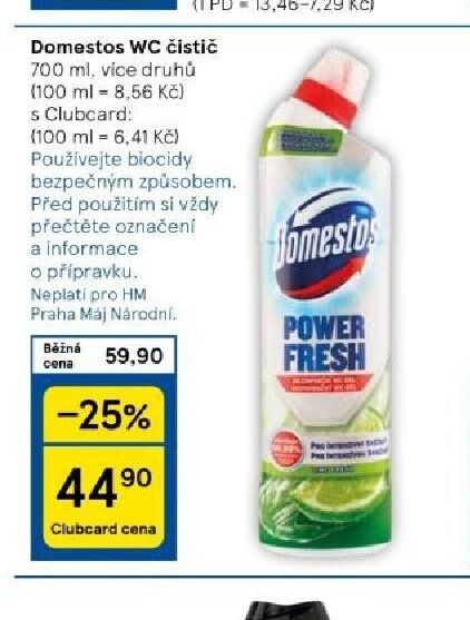 Domestos WC čistič