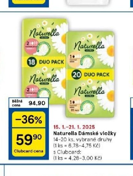 Naturella Dámské vložky