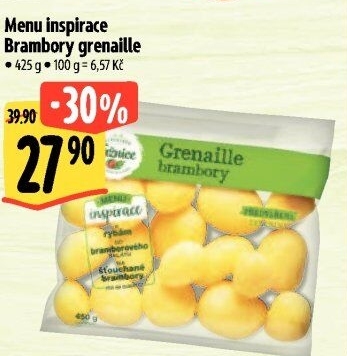 Brambory grenaille Menu inspirace Albert