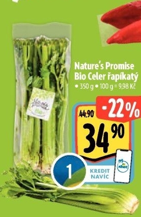 Celer řapíkatý bio Nature'